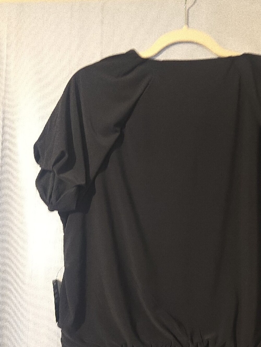 Express Black Bubble Hem Bodysuit Size Large NWT - Picture 8 of 10